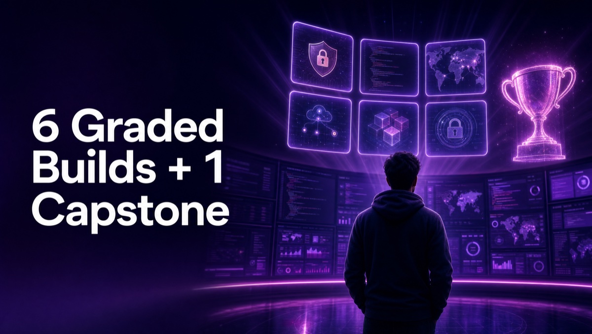 6 graded builds and 1 capstone