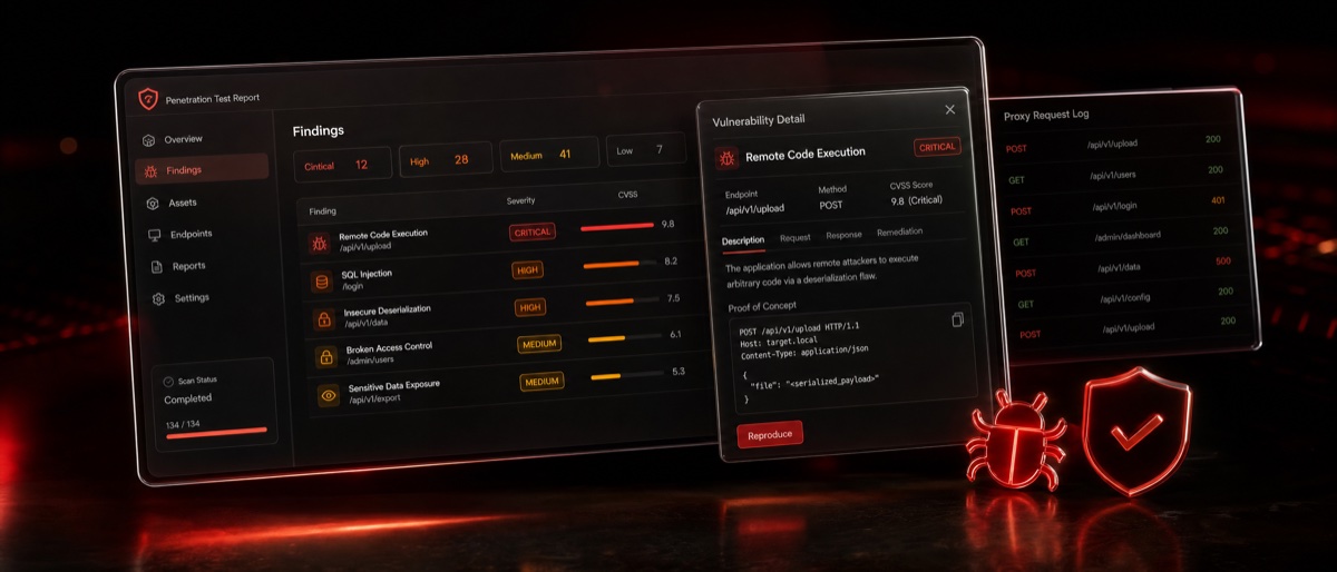 AI-assisted penetration test report